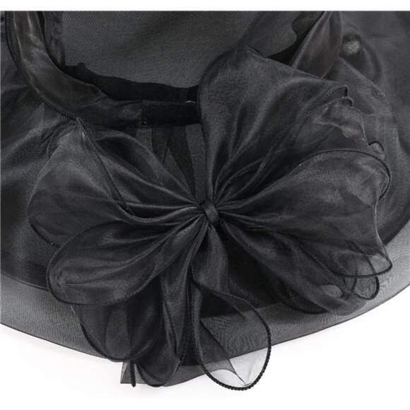 Women Girl Tea Party Fascinator Hat Church Funeral Cocktail Easter - Picture 4 of 7